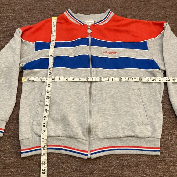Vintage 80’s Adidas Full Zip Sweater - Picture 7 of 11